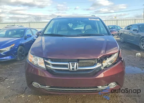 2014 Honda Odyssey Touring z USA, uszkodzony, nr VIN 5FNRL5H90EB040795